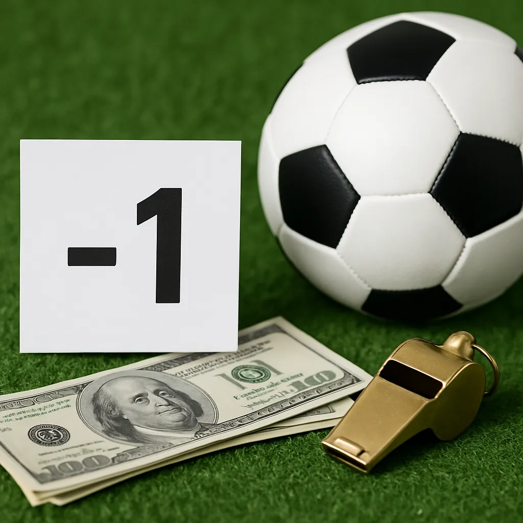 What does -1 mean in football betting